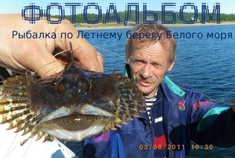 фотоальбом Рыбалка по летнему берегу Белого моря